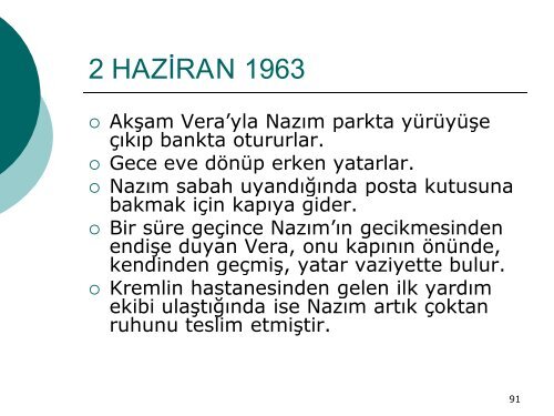 NAZIM HİKMET ve KADINLARI