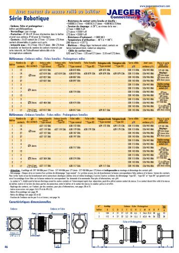Série Robotique - Jaeger Connecteurs