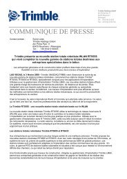 communique de presse