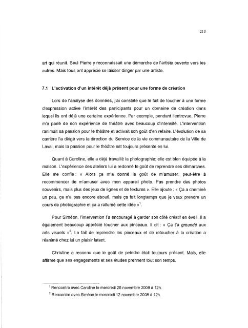 Les effets de la contamination d'un milieu de ... - Archipel - UQAM