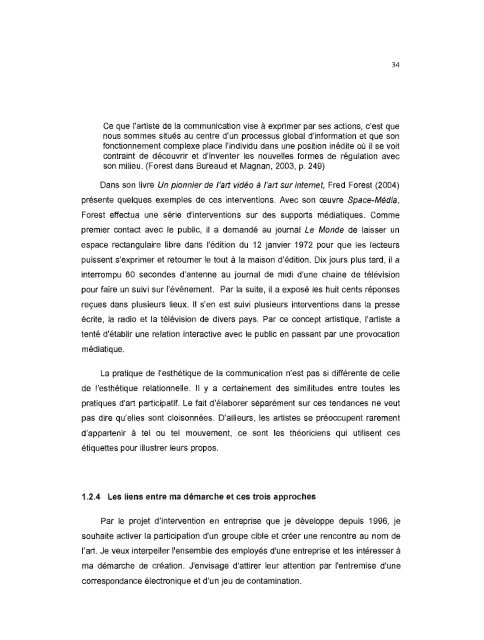 Les effets de la contamination d'un milieu de ... - Archipel - UQAM