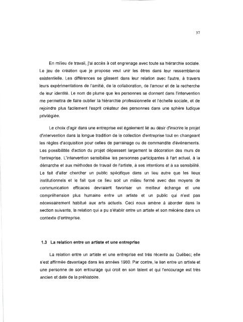 Les effets de la contamination d'un milieu de ... - Archipel - UQAM