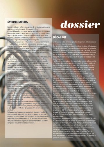 dossier - Chorus Sverniciature