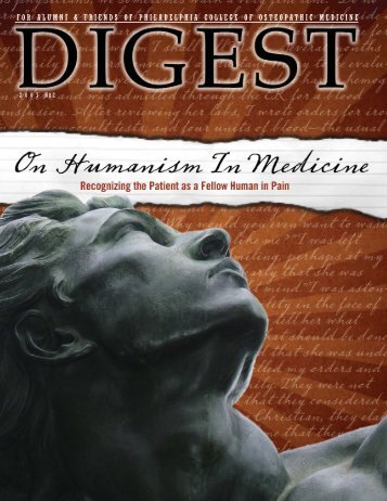 digest 2007 no. 2 - Philadelphia College of Osteopathic Medicine