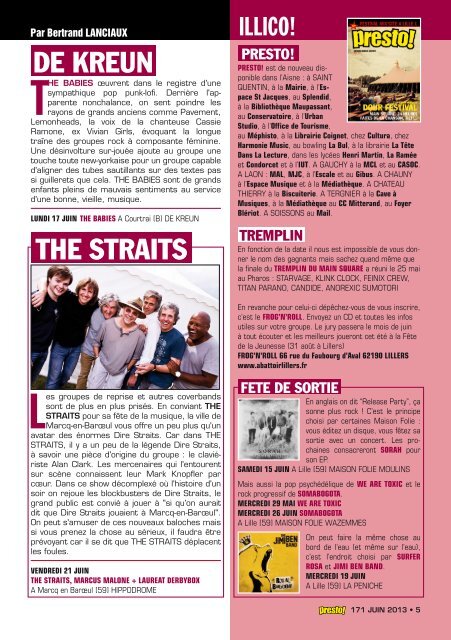 presto!171 - webzine musical du grand nord