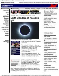BBC News | Total Eclipse | Earth wonders at heaven's ... - Al-Qiyamah