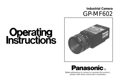 Panasonic GP-MF 602u B/W industrial CCD camera 