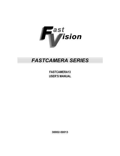 FASTCAMERA SERIES - Alacron, Inc.