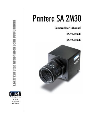 Pantera SA 2M30 - Alacron, Inc.