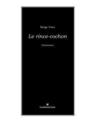Le rince-cochon (Chansons).pdf - Serge Viau : : : Chien d'écrivain