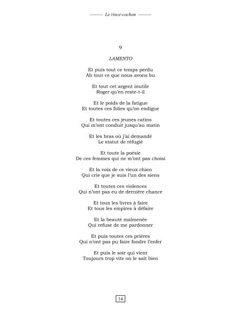 Le rince-cochon (Chansons).pdf - Serge Viau : : : Chien d'écrivain