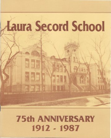 75th Anniversary Booklet - Winnipeg School Division