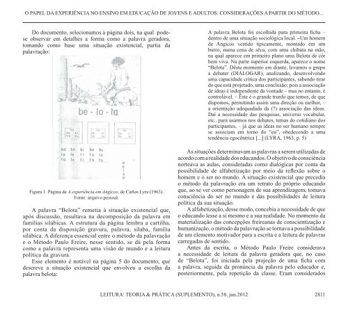 Artigos do 18° COLE publicados na revista LTP - 9ª parte