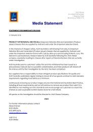 Media Statement - Aldi