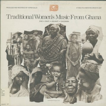 ETHNIC FOLKWAYS RECORDS FE 4257 E L l - Alexander Street ...