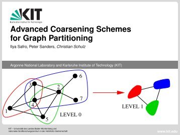Advanced Coarsening Schemes for Graph Partitioning - Ilya ... - KIT