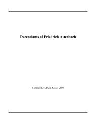 Decendants of Friedrich Auerbach - Clark County Wisconsin ...