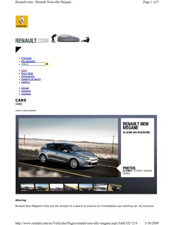 renault megane brochure 2013 pdf