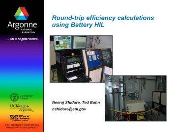 Round-trip efficiency calculations using Battery HIL - AllCarCentral ...