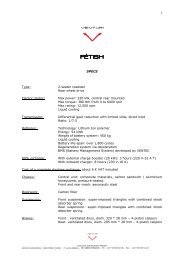 VENTURI FETISH AMERICA TECHNICAL SPECIFICATIONS -pdf