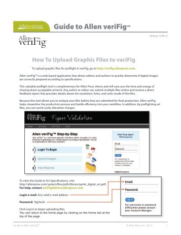 Guide to Allen veriFig™ - Allen Press