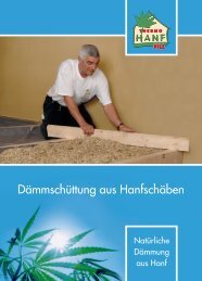 Dämmschüttung aus Hanfschäben - alsfasser-shop.de