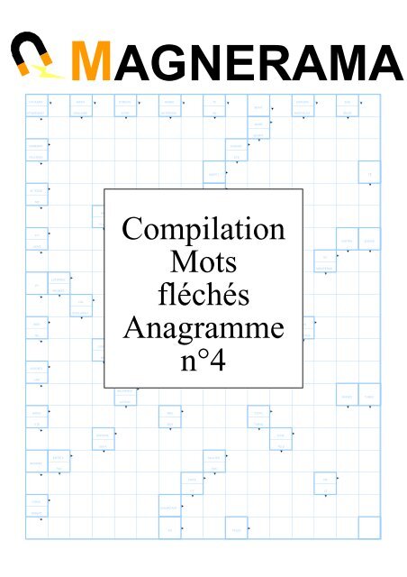 Compilation Mots fléchés Anagramme n°4 - Bienvenue sur le site ...