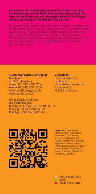 Programm-Flyer - Stadt Ludwigsburg