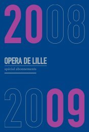 Brochure 08-09 | PDF - Opéra de Lille