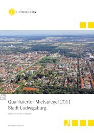 Qualifizierter Mietspiegel 2011 Stadt Ludwigsburg