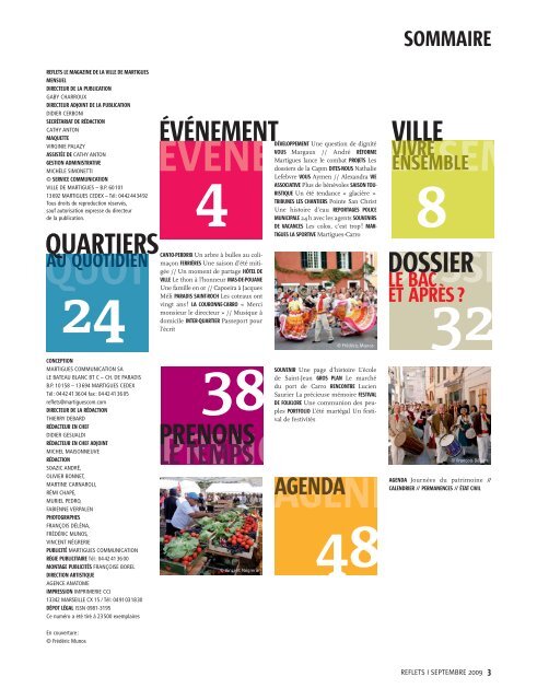 "Reflets, le magazine de la ville de Martigues", n° 30