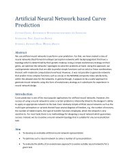 Artificial Neural Network based Curve Prediction