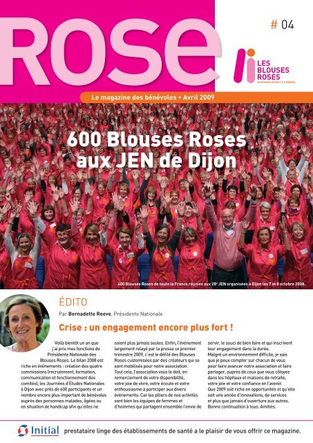 ROSE N°4, Le magazine des bénévoles - Les Blouses Roses