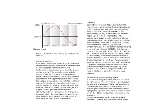 Neurodiversity & HCI - alt.chi 2013