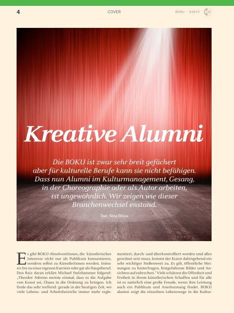 Kreative Alumni - Alumni - Boku