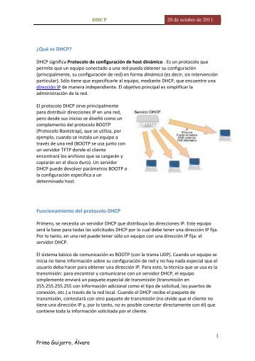 DHCP - alvaroprimoguijarro