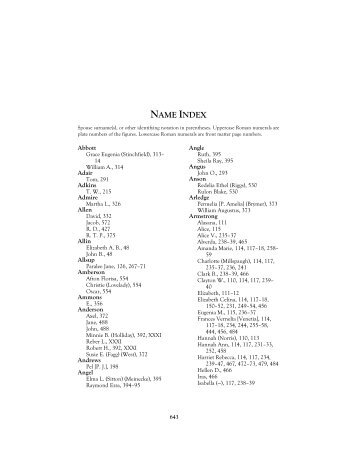 Bethuel Riggs Vol. 1 v7.72 Index - Alvy Ray Smith Homepage