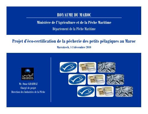 ROYAUME DU MAROC Projet d'éco-certification de la ... - Infosamak