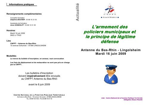 L'armement des PM - csfpt