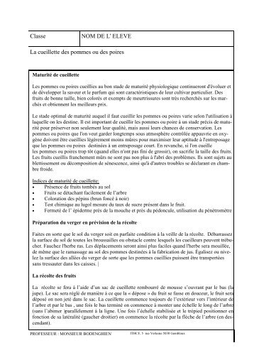 cueillette de pommes et de poires.pdf - travaux pratique horticulture ...