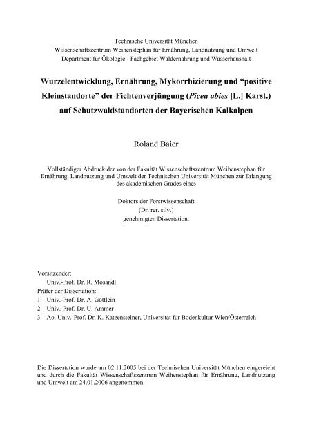 Abschlußbericht zum Forschungsprojekt ST121 - Technische ...