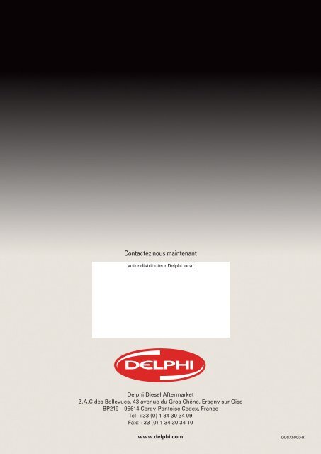 Filtres à particules diesel (FAP) - Delphi