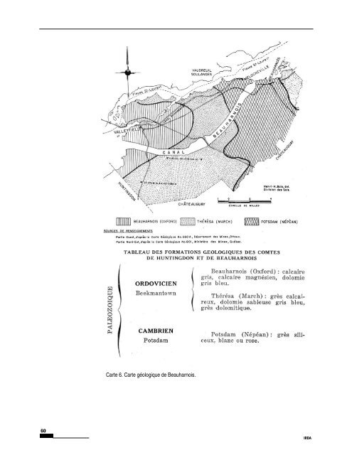 Étude pédologique du comté de Huntingdon et Beauharnois - IRDA