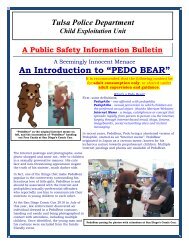 An Introduction to “PEDO BEAR” A Public Safety ... - Worldnow