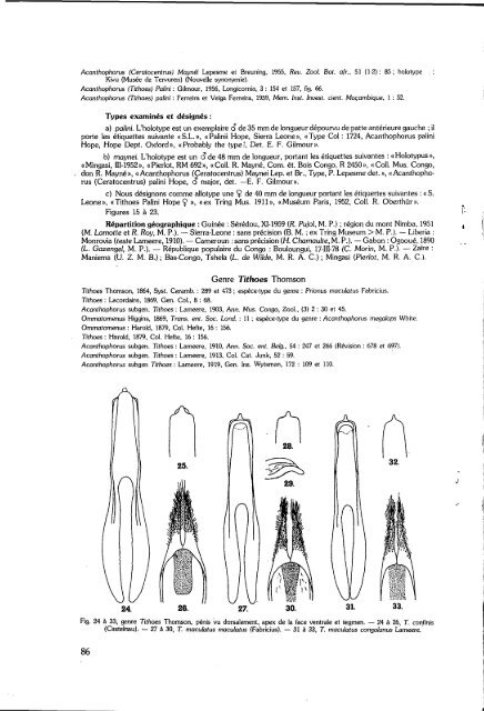 Genera et catalogue raisonné des Prioninae africains: 3 ...
