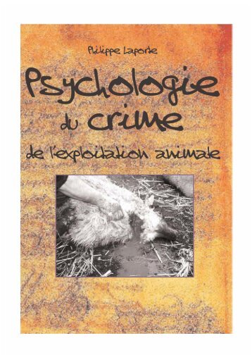 Psychologie du crime de l'exploitation animale - Infokiosques.net