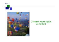 Examen neurologique 1er doctorat - Pediatrie.be
