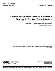 2001-01-0595 A Model-Based Brake Pressure Estimation ... - Delphi