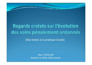 Soins pénalement ordonnés 4 - CHU Montpellier