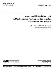 2000-01-0132 Integrated Motor Drive Unit A Mechatronics ... - Delphi